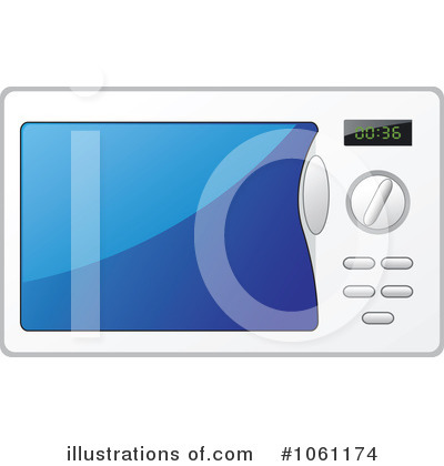 Royalty-Free (RF) Microwave Clipart Illustration by Vector Tradition SM - Stock Sample #1061174