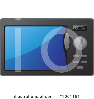 Royalty-Free (RF) Microwave Clipart Illustration by Vector Tradition SM - Stock Sample #1061181