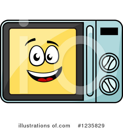 Microwave Clipart #1235829 by Vector Tradition SM
