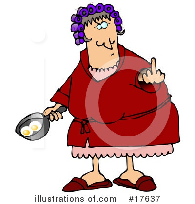 Housewife Clipart #17637 by djart