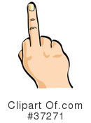 Middle Finger Clipart #37271 by Andy Nortnik