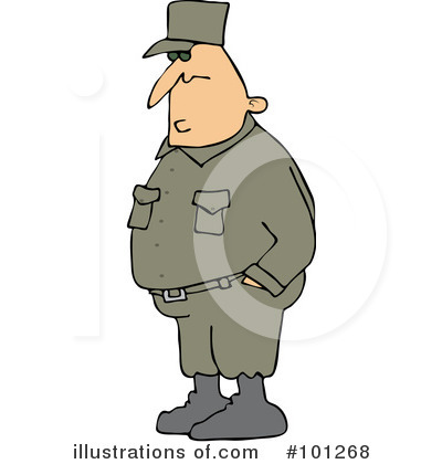 Royalty-Free (RF) Military Clipart Illustration by djart - Stock Sample #101268
