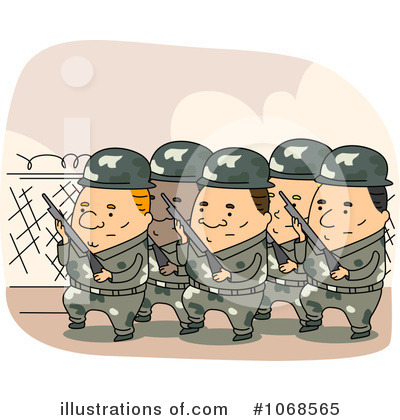 Royalty-Free (RF) Military Clipart Illustration by BNP Design Studio - Stock Sample #1068565