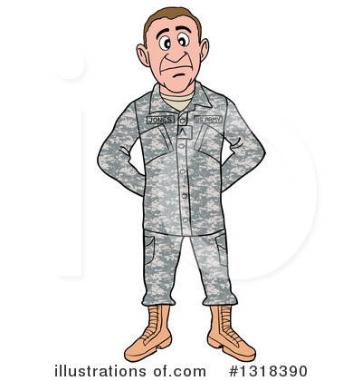 Military Clipart #1318390 by LaffToon