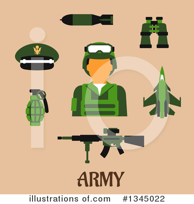 Soldier Clipart #1345022 by Vector Tradition SM