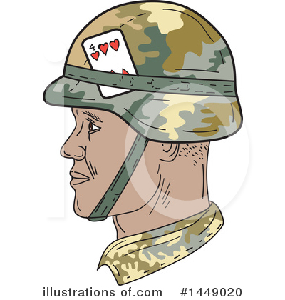 Royalty-Free (RF) Military Clipart Illustration by patrimonio - Stock Sample #1449020