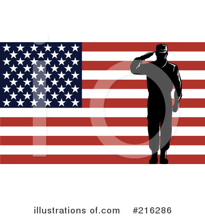 Royalty-Free (RF) Military Clipart Illustration by patrimonio - Stock Sample #216286
