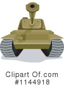 Military Tank Clipart #1144918 by patrimonio