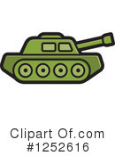 Military Tank Clipart #1252616 by Lal Perera