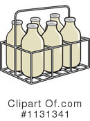 Milk Bottle Clipart #1131341 by Lal Perera