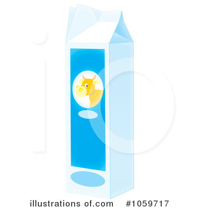 Royalty-Free (RF) Milk Clipart Illustration by Alex Bannykh - Stock Sample #1059717