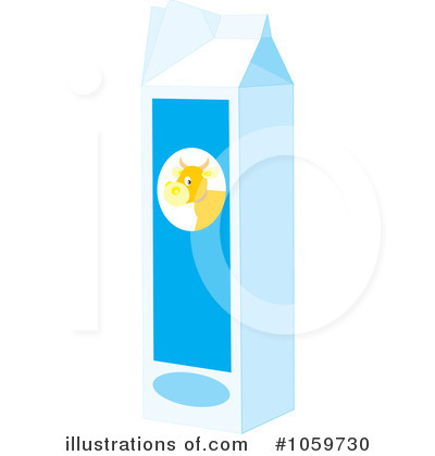 Royalty-Free (RF) Milk Clipart Illustration by Alex Bannykh - Stock Sample #1059730