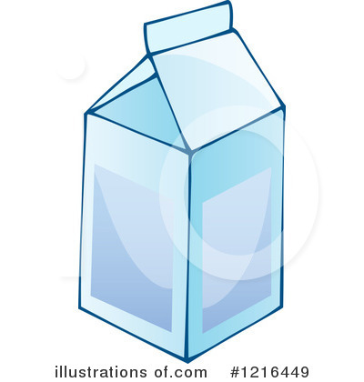 Milk Carton Clipart #1216449 by visekart