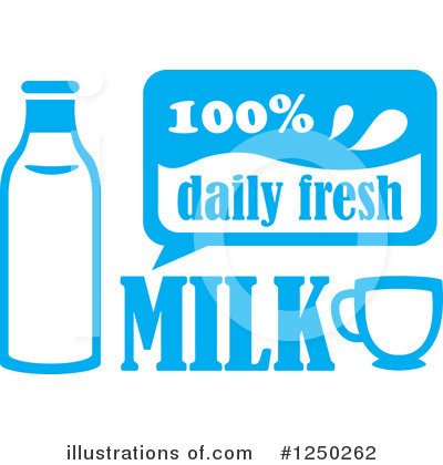 Royalty-Free (RF) Milk Clipart Illustration by Vector Tradition SM - Stock Sample #1250262