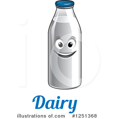Royalty-Free (RF) Milk Clipart Illustration by Vector Tradition SM - Stock Sample #1251368