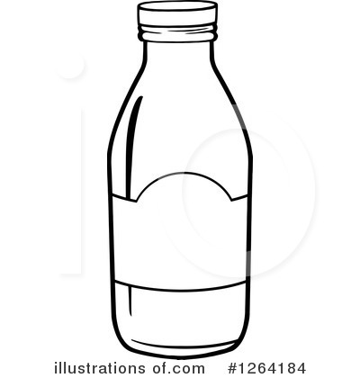 Royalty-Free (RF) Milk Clipart Illustration by Hit Toon - Stock Sample #1264184