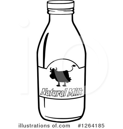 Royalty-Free (RF) Milk Clipart Illustration by Hit Toon - Stock Sample #1264185
