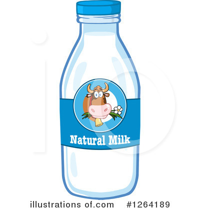 Royalty-Free (RF) Milk Clipart Illustration by Hit Toon - Stock Sample #1264189