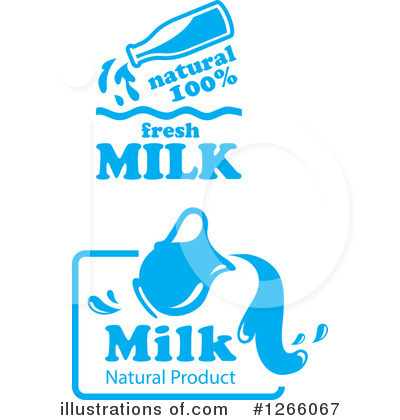 Royalty-Free (RF) Milk Clipart Illustration by Vector Tradition SM - Stock Sample #1266067