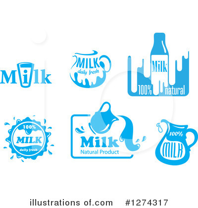 Royalty-Free (RF) Milk Clipart Illustration by Vector Tradition SM - Stock Sample #1274317