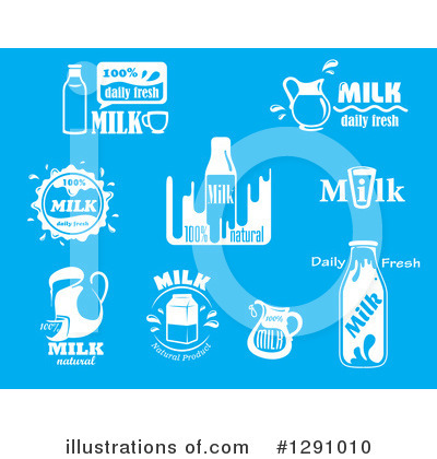 Royalty-Free (RF) Milk Clipart Illustration by Vector Tradition SM - Stock Sample #1291010