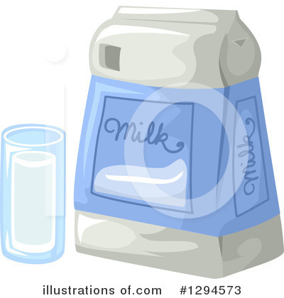 Royalty-Free (RF) Milk Clipart Illustration by BNP Design Studio - Stock Sample #1294573