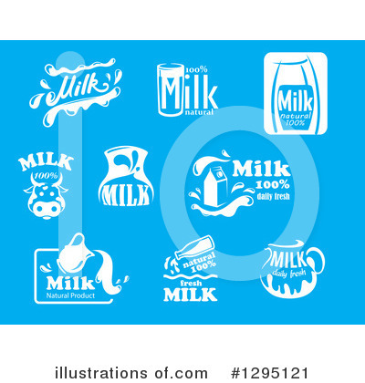 Royalty-Free (RF) Milk Clipart Illustration by Vector Tradition SM - Stock Sample #1295121