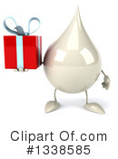 Milk Drop Character Clipart #1338585 by Julos