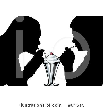 Royalty-Free (RF) Milkshake Clipart Illustration by r formidable - Stock Sample #61513