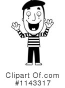 Mime Clipart #1143317 by Cory Thoman