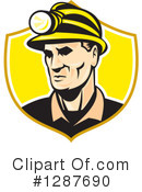 Miner Clipart #1287690 by patrimonio