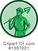 Miner Clipart #1397221 by patrimonio