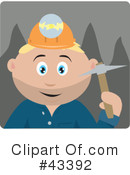 Miner Clipart #43392 by Dennis Holmes Designs
