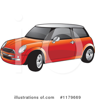 Royalty-Free (RF) Mini Cooper Clipart Illustration by Lal Perera - Stock Sample #1179669