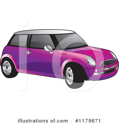 Royalty-Free (RF) Mini Cooper Clipart Illustration by Lal Perera - Stock Sample #1179671