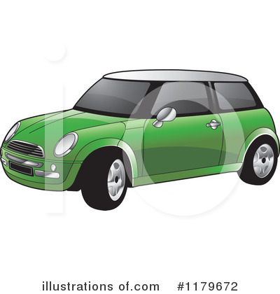 Royalty-Free (RF) Mini Cooper Clipart Illustration by Lal Perera - Stock Sample #1179672