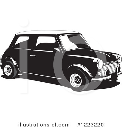 Royalty-Free (RF) Mini Cooper Clipart Illustration by David Rey - Stock Sample #1223220