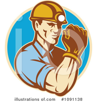 Royalty-Free (RF) Mining Clipart Illustration by patrimonio - Stock Sample #1091138