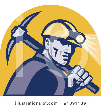 Royalty-Free (RF) Mining Clipart Illustration by patrimonio - Stock Sample #1091139