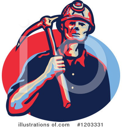 Royalty-Free (RF) Mining Clipart Illustration by patrimonio - Stock Sample #1203331