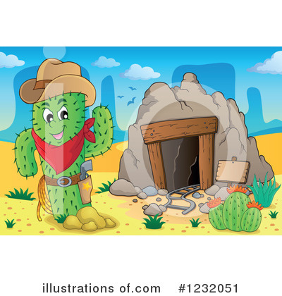 Cactus Clipart #1232051 by visekart