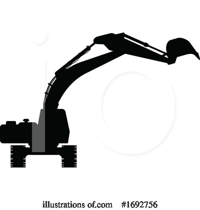 Backhoe Clipart #1692756 by Vector Tradition SM