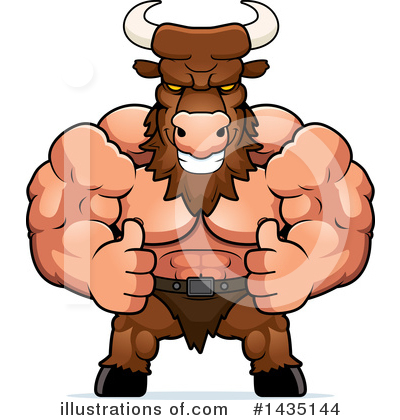 Royalty-Free (RF) Minotaur Clipart Illustration by Cory Thoman - Stock Sample #1435144