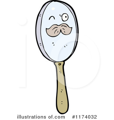 Royalty-Free (RF) Mirror Clipart Illustration by lineartestpilot - Stock Sample #1174032