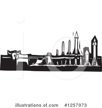 Royalty-Free (RF) Missiles Clipart Illustration by xunantunich - Stock Sample #1257073
