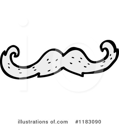 Mustache Clipart #1183090 by lineartestpilot