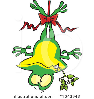 Royalty-Free (RF) Mistletoe Clipart Illustration by toonaday - Stock Sample #1043948