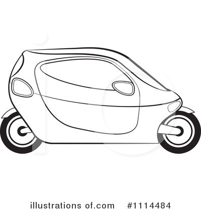 Royalty-Free (RF) Mobike Clipart Illustration by Lal Perera - Stock Sample #1114484