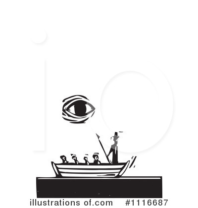 Royalty-Free (RF) Moby Dick Clipart Illustration by xunantunich - Stock Sample #1116687