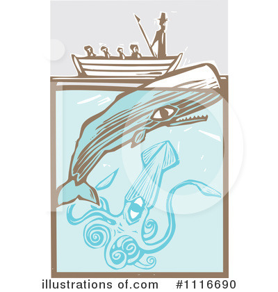 Royalty-Free (RF) Moby Dick Clipart Illustration by xunantunich - Stock Sample #1116690